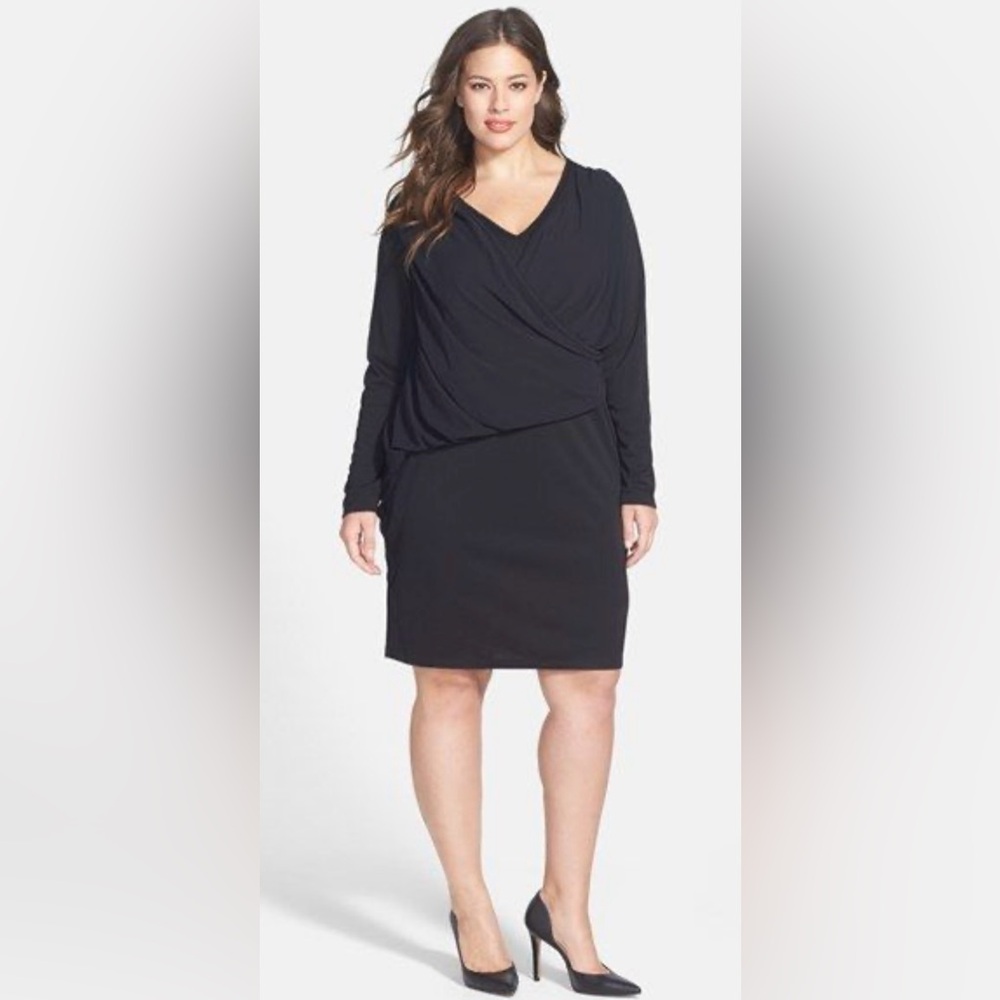 The Limited Elegant Black Long Sleeve Dress